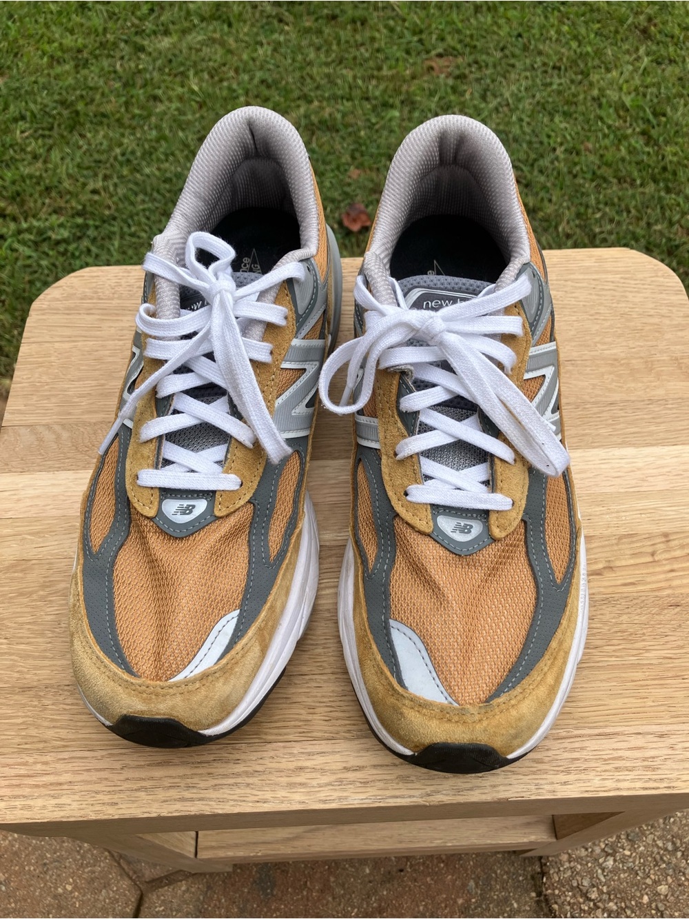 New Balance Unisex 990v6 - Tan/Gray/White - Picture 2 of 8